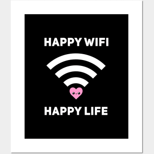 Happy WiFi Posters and Art